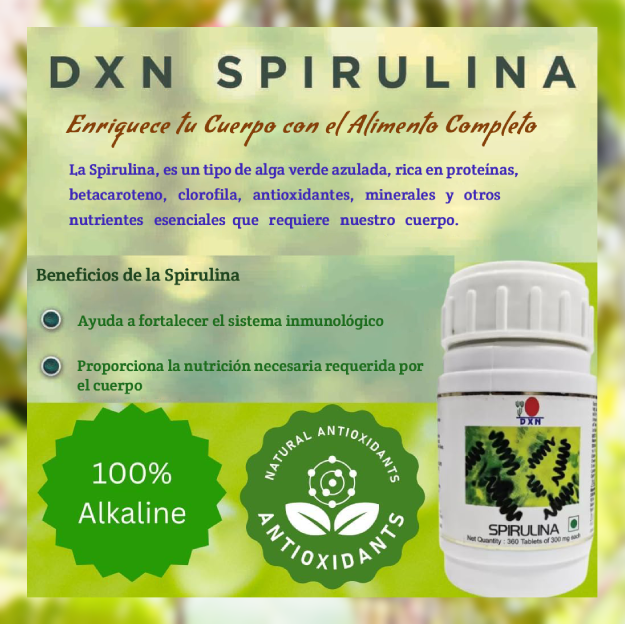 SPIRULINA 120 TABLETAS
